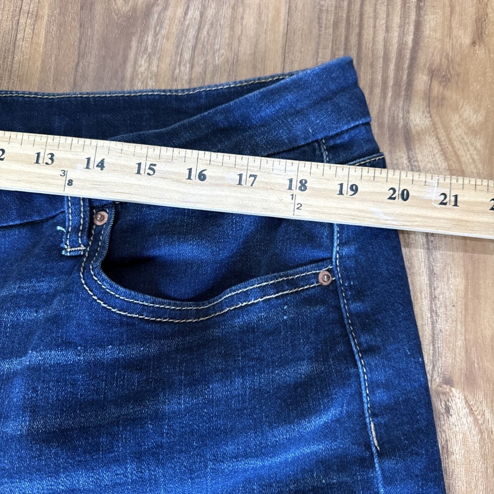 BKE Jeans Gabby Curvy Fit High Rise Skinny Womens 36x31.5 Blue Dark Wash - Picture 3 of 7